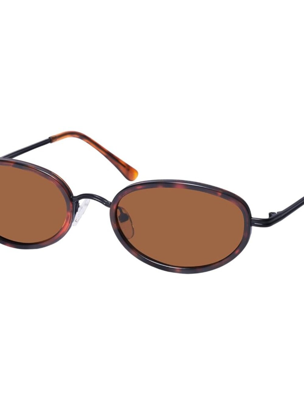 Full-Frame Retro Oval Sunglasses for Women - Ideal for Festivals and Vacations